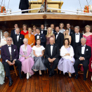 Official photograph on HM The Queen's 70th birthday, 4 July 2007. For a list of names, see For the press (Image size: 4134 x 2662 px and 3.51 Mb) (Photo: The Royal Court)